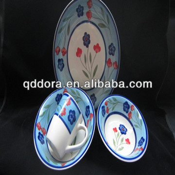 hand painted ceramic tableware,hand painted tableware