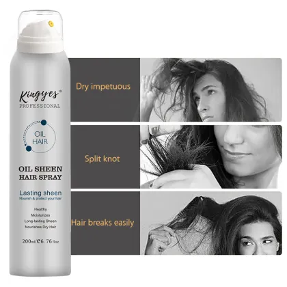 Organic Oil Hair Sheen Spray for Wigs and Braids