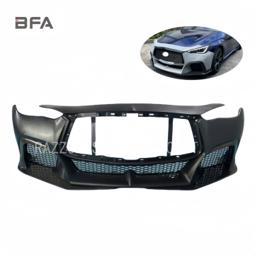 Q60 Project Black S Body Kit: Upgraded Injection Molded Front Bumper for Infiniti Q60