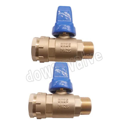 PN25 CW617N Brass Water Meter Valve by KTC