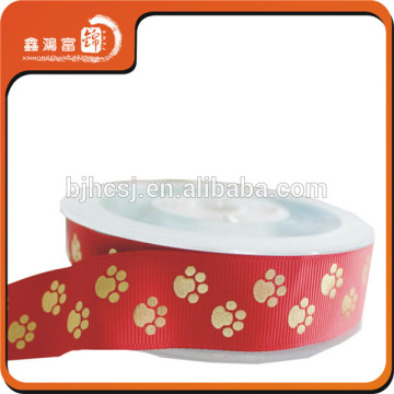 100% polyester custom printed minion grosgrain ribbon
