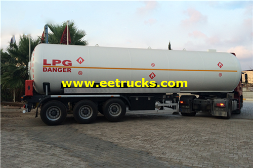 56m3 25 ton LPG Dostawcze naczepy