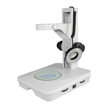 ZJ-618 76 mm LED double Light Light Fine Focus Microscope Track Stand