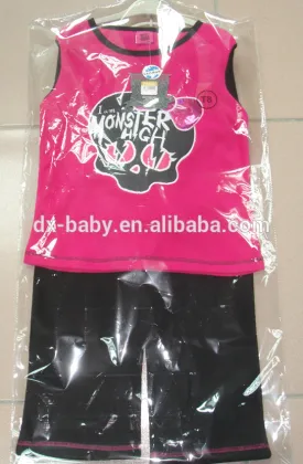 2016 Barbie Children sleepwear/pajamas baby clothing