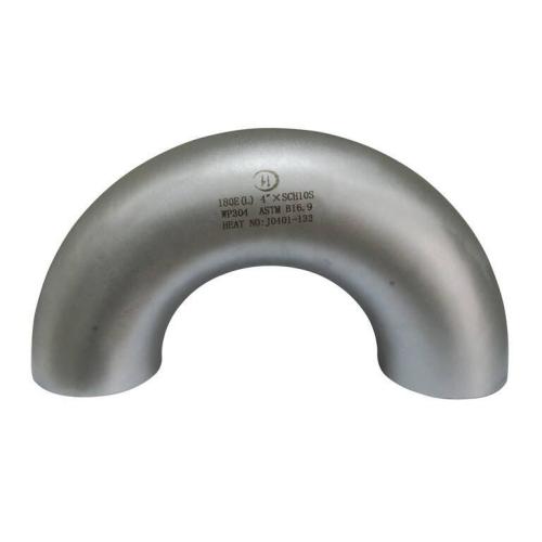 Stainless Steel Elbow 180deg WP304 long radius pipe elbow Manufactory