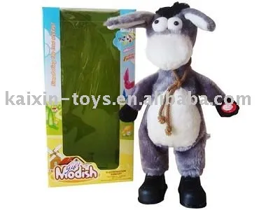 1079586 eletric plush dancing donkey wiht music