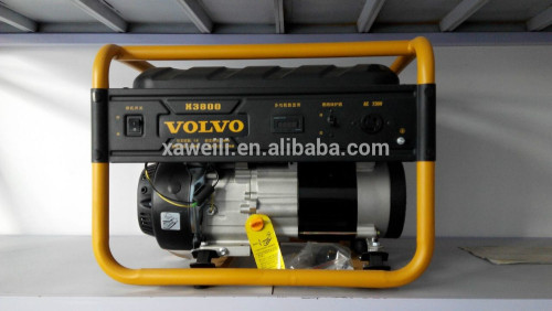 MP Volvo portable single phase 3KVA/2.5KW AVR, Air-cooled, Electric/recoil Strat, Gasoilne Generator