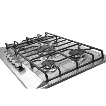 commercial 5 burner gas cooker in built