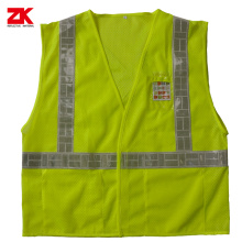 Mesh High visible reflective security jacket