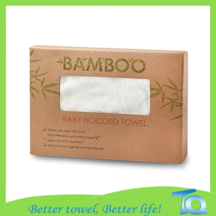 Bamboo Baby Hooded Towel With Bear Ears