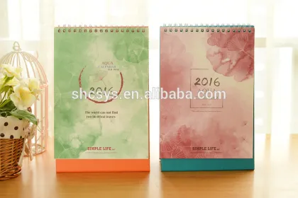 2016 desk calendar
