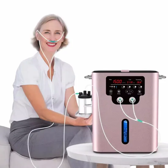 Moneng 1500ml H2 Water Generator & Oxygen Gas Inhalation Therapy Machine