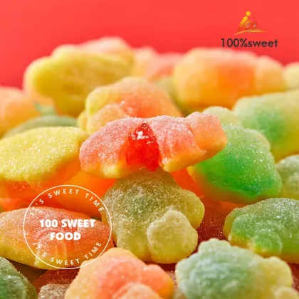 Sour Gummies Turtle Shaped Jelly-Filled Candy - 100 Count