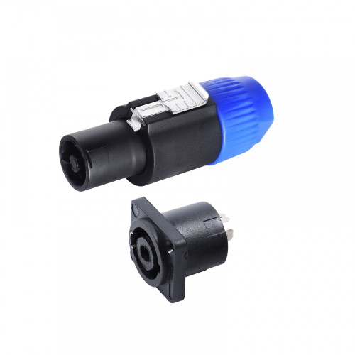 Male XLR Plug with Twist Lock Speakon Adaptor