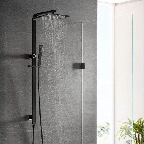 Ensemble de douche carré pour une douche multimode