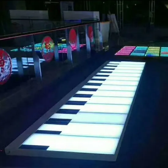Color-Changing LED Interactive Piano-Shaped Outdoor Flooring for Dance