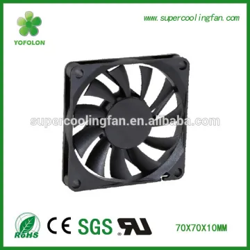 70x70x10mm 12V electric fan high rpm ball bearing 24V axial fan