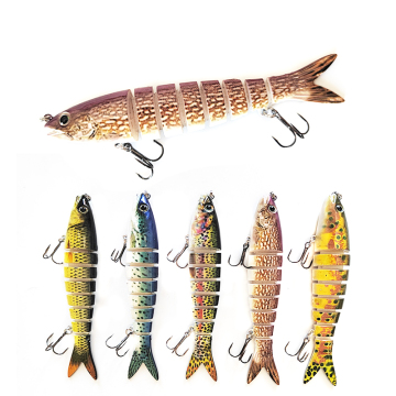 High-Quality Hot Sale 19g 13.5cm 8 Segments Plastic Hard Jointed Artificial Fishing Lure - MISTER LURE
