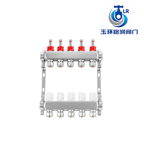 coletor de piso radiante em aço inoxidável