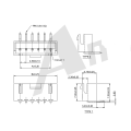 2,50 mm Pitch 90 ° Wafer Connector Series AW2512VRA-XP