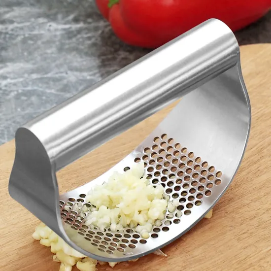 304 Stainless Steel Garlic Press: A Comprehensive Guide to Manual Garlic Mashing and Grinding in Kitchen Utensils