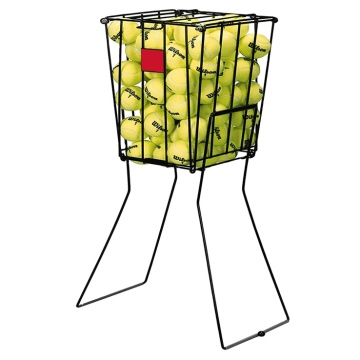 High-Quality Portable Tennis Ball Hopper: Holds 75 Balls, Perfect for Easy Storage and Transport