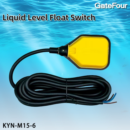 Gelber 4-m-Schwimmerniveauschalter KYN-m15-6