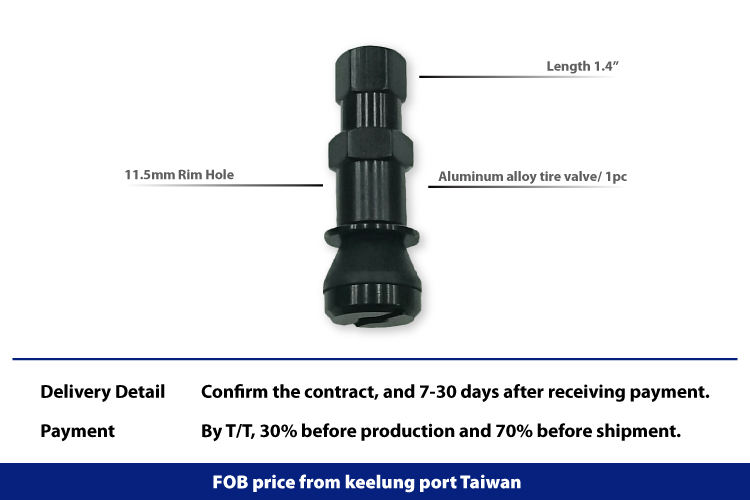 tire repair kit Aluminum alloy tire valve for tire repair