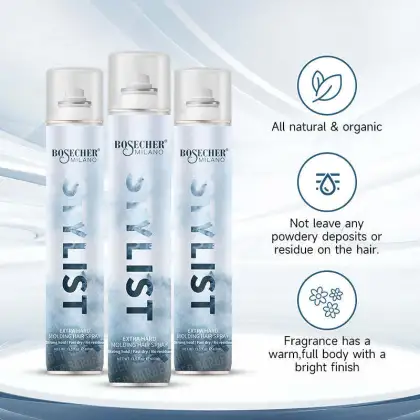 Mens Hair Styling Spray - Professional Hair Strong Holding Spray