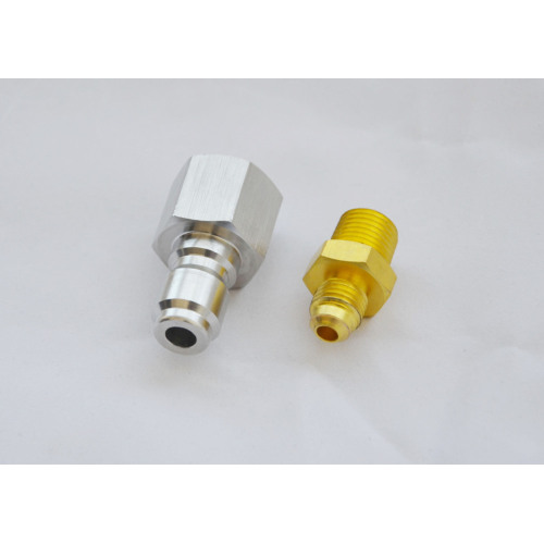 Stainless steel quick connect fittings