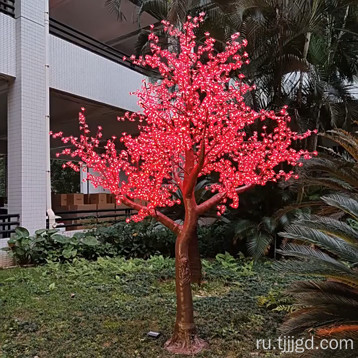Светодиодное персиковое дерево