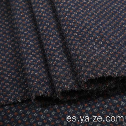 GRS Tweed Woven Woolen Fabric para traje de abrigo