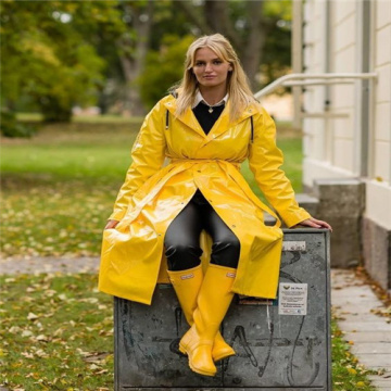 High quality fashion Polyurethane adult rainwear