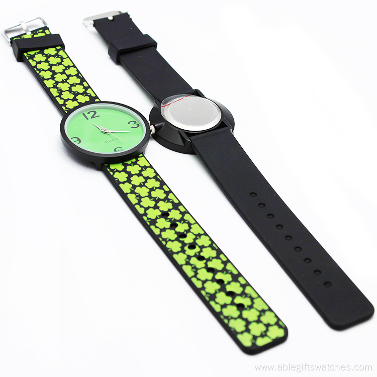 bright colors design silicone watch