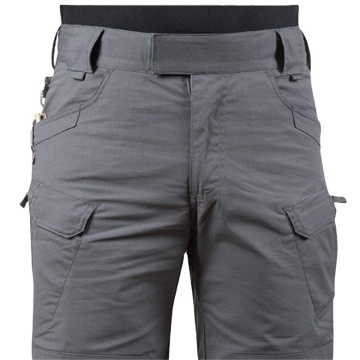 Men's Tactical Polyester Pants with Multi-Pockets - Outdoor Leisure Shorts OEM