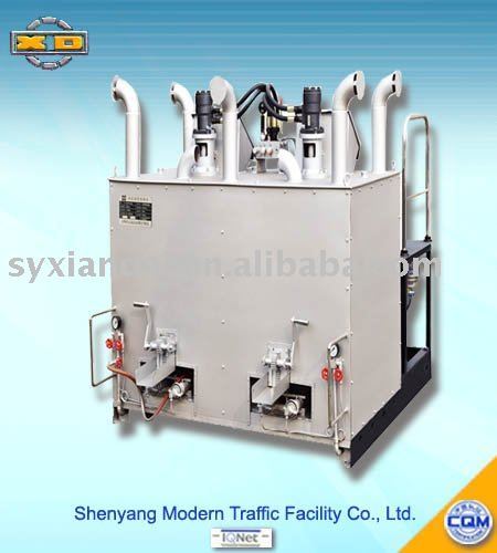 Double cylinder hydraulic hot melt kettle