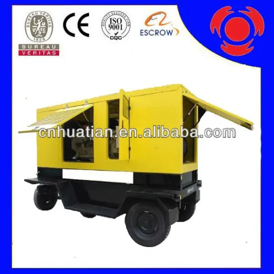 Trailer Mobile Type Silent Diesel Generator 10kva-500kva
