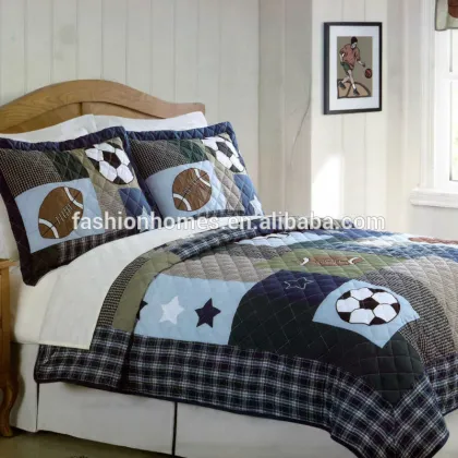 Fashion Homes Sports-Boy Baby Quilt Children Quilt Cover