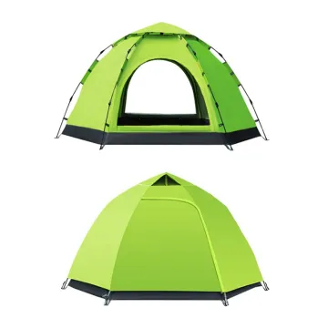 Outdoor Foldable Waterproof Camping Tents for 3-4 People - Rain Protection and Sunscreen for Beach, Camping, and Hiking - Automatic Setup