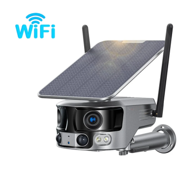 4K HD 8MP 4G WIFI Solar Camera with Dual Lens and 4X Human Detection PTZ for Outdoor Security