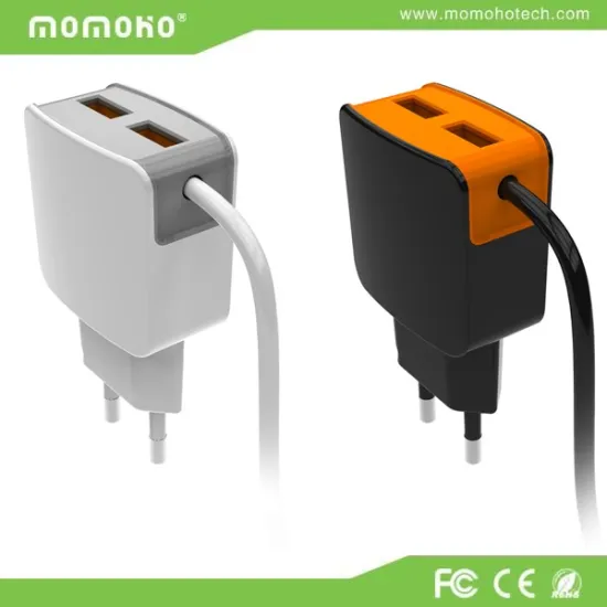 Super Wall Charger QC3.0 Quick Charge with Dual USB Ports and Cable