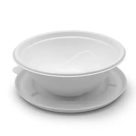 Biodegradable Food and Water Bowls with Lids