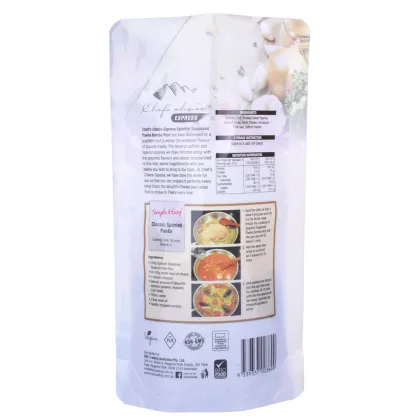 aluminium foil food heal seal snap bag