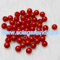 4MM Round Acrylic Opaque Spacer Pony Beads Charms For Jewelry Making