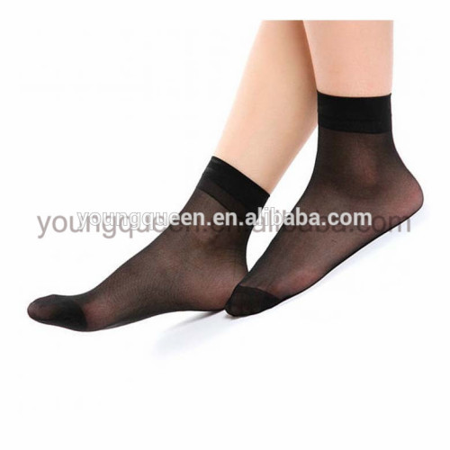 WZ32 Crystal wholesale summer ultra-thin transparent sock short tube socks