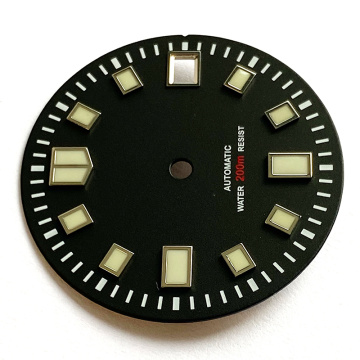 Quadrante per orologio immersioni personalizzato per parti di orologio automatico