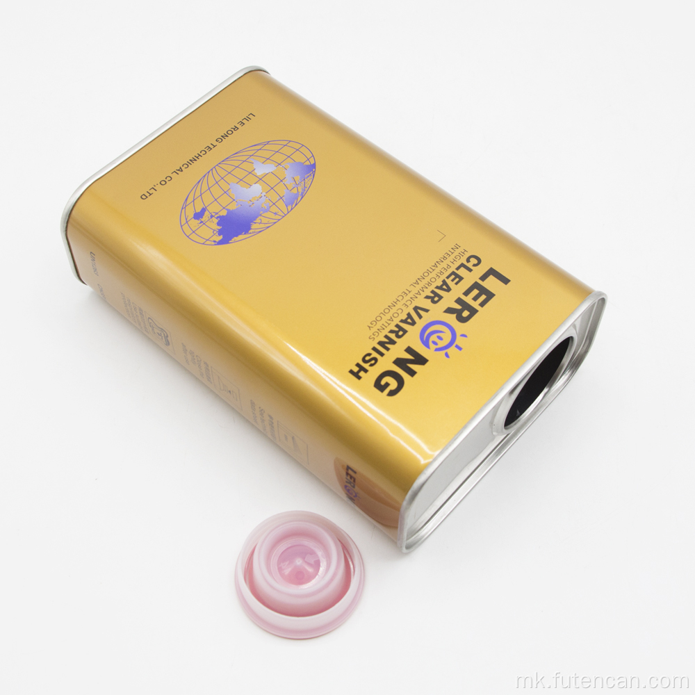 Лимени конзерви за моторно масло со пластичен капак