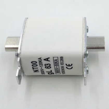 NT00 HRC Ceramic Blade Fuse 500V gG 63A Low Voltage Machine Block Link