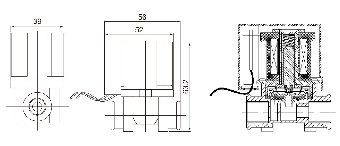 Delay Auto Flush For RO Plastic Solenoid Valve