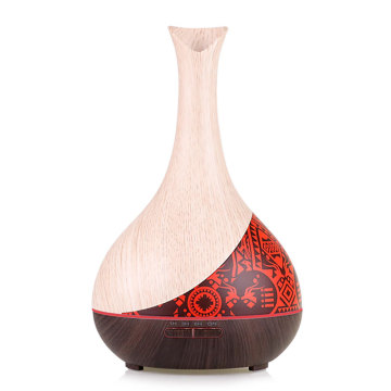 Diffuser Minyak Esensial Aromaterapi Kayu Ultrasonik Portabel